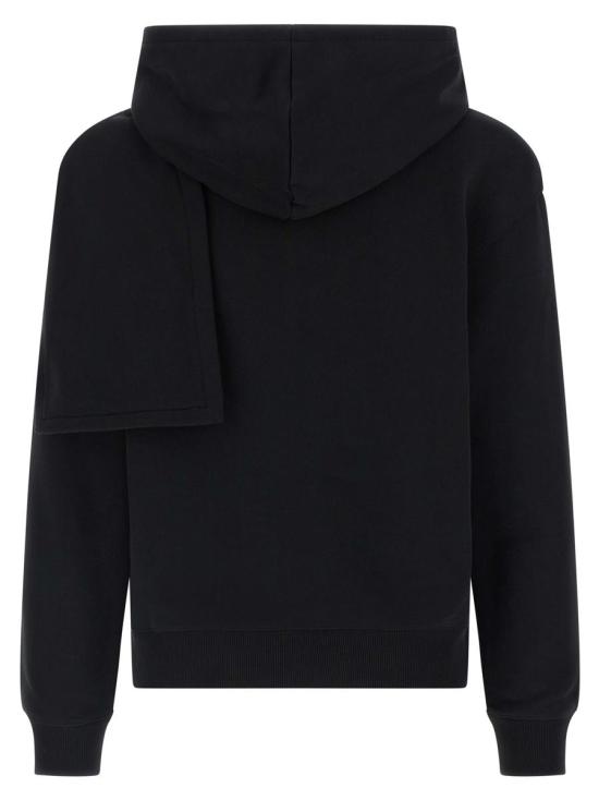25FW 쿠레쥬 후드 티셔츠 325JHO047JS0234 9999 BLACK - COURREGES