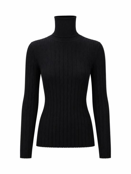 25FW 라 로즈 터틀넥 LARCACS 30060 NERO