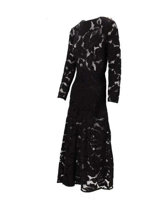 25FW 파투 미디 원피스 DR2120228 999B BLACK - PATOU