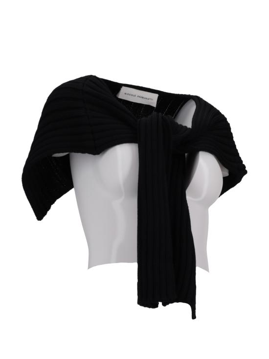 25FW 니콜로 파스콸레티 머플러/스카프 NP08K014WOYA B BLACK - NICCOLÒ PASQUALETTI