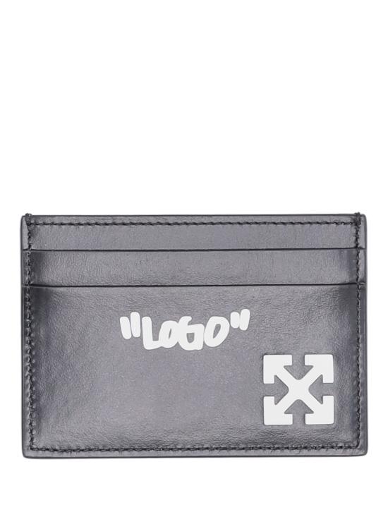 25FW 오프화이트 남성지갑 OMND09FC99LEA001 1001 BLACK WHITE