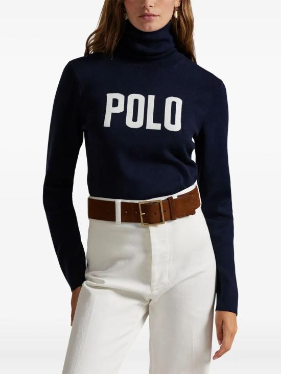 25FW 랄프 로렌 터틀넥 211972136001 HUNTER NAVY - RALPH LAUREN