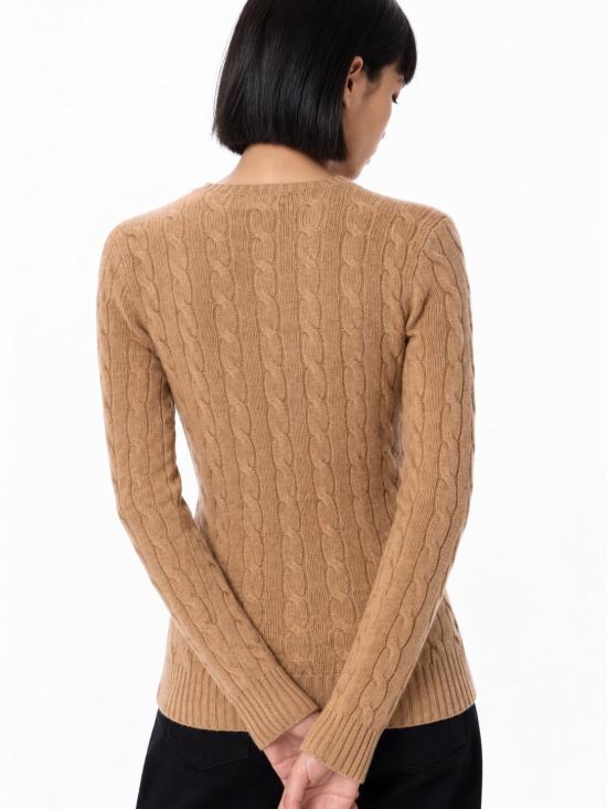 26FW 랄프 로렌 스웨터 211971865002 260 COLLECTION CAMEL MELANGE - RALPH LAUREN