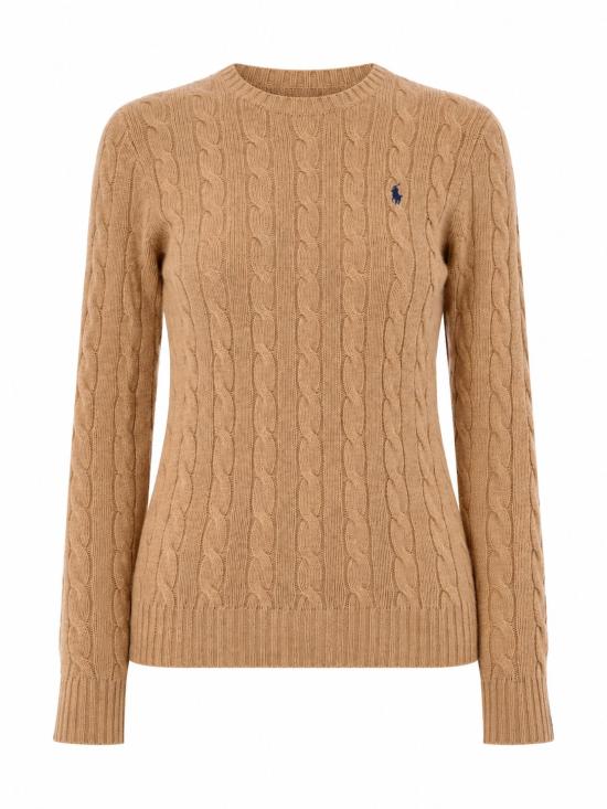 26FW 랄프 로렌 스웨터 211971865002 260 COLLECTION CAMEL MELANGE