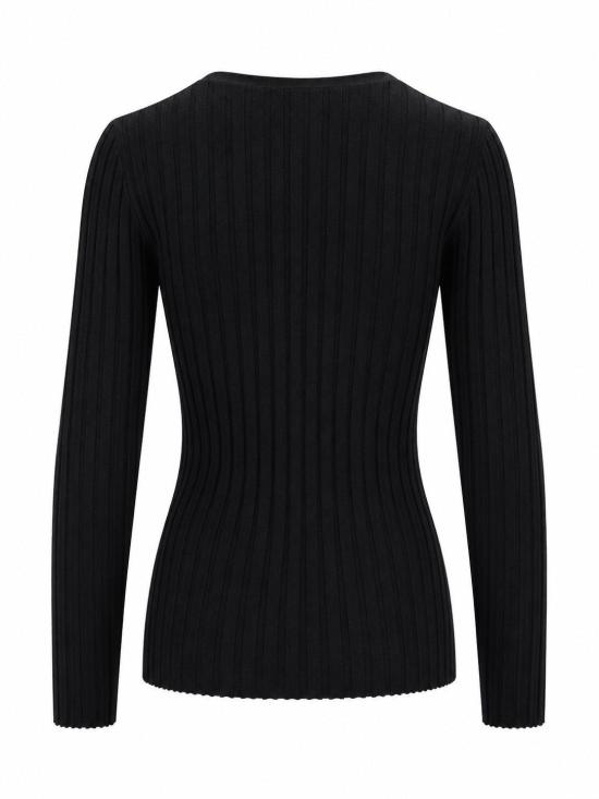 26FW 라 로즈 스웨터 LARCARCS 30060 NERO - LA ROSE