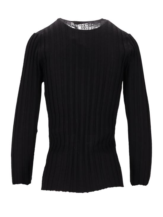 25FW 라 로즈 스웨터 LARCARCS 30060 NERO - LA ROSE