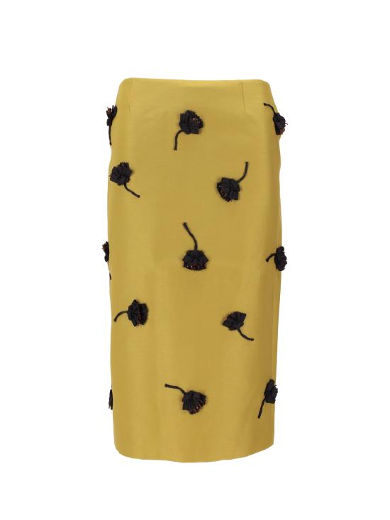 25FW SHUSHU 미디 스커트 MWDESK09SAT254 OL100 OLIVE