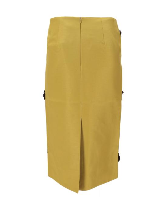 25FW SHUSHU 미디 스커트 MWDESK09SAT254 OL100 OLIVE - SHUSHU/TONG