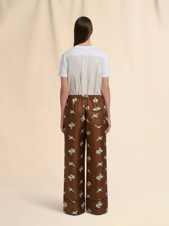 25FW 마르니 스트레이트 팬츠 PAMA0335I0UTSG38 RAM29 MAROON - MARNI