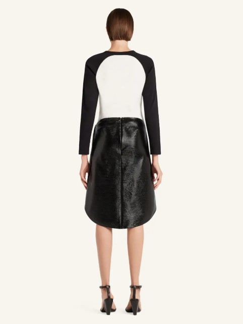 25FW 쿠레쥬 반팔 티셔츠 325JTS228JS0203 0098 HERITAGE WHITE BLACK - COURREGES