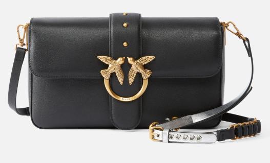 25FW 핑코 토트백 105823A0QO Z99Q NERO ANTIQUE GOLD