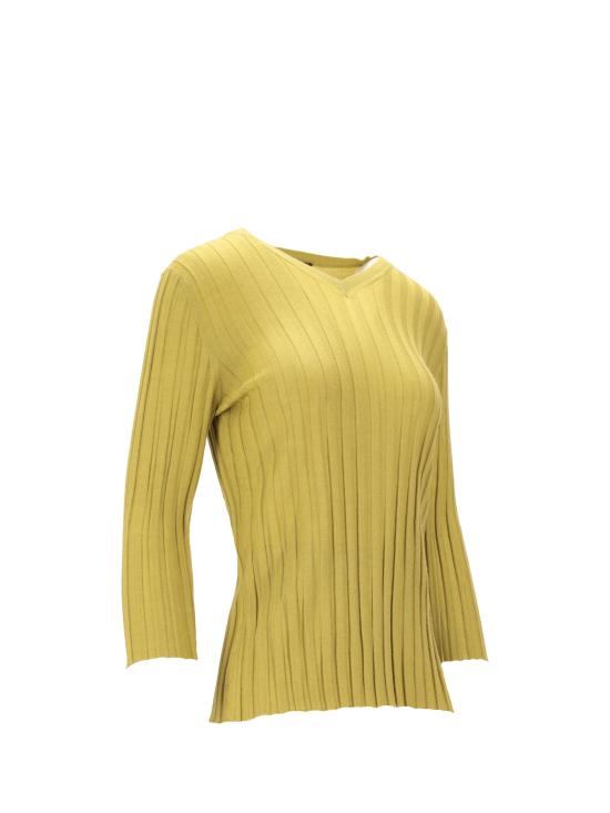 25FW 라 로즈 스웨터 LARVCS 33998 VERDE LIME - LA ROSE