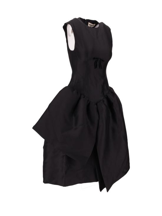 25FW 슈슈/통 미디 원피스 MWDEDR16SAT253 BA100 BLACK - SHUSHU/TONG