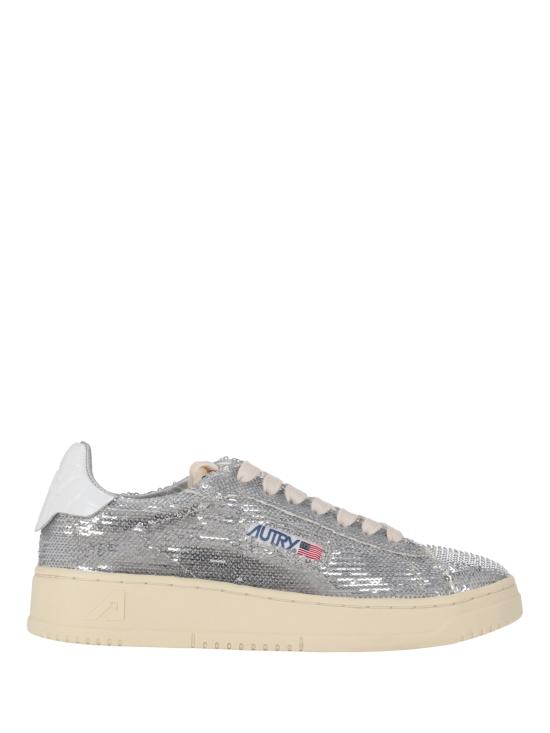 25FW 오트리 스니커즈 ADLW TI05 PAILLET CRO SILVER WHT