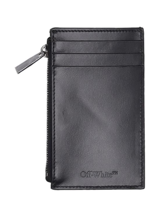 25FW 오프화이트 남성지갑 OMND09VF25LEA001 1001 BLACK WHITE - OFF WHITE