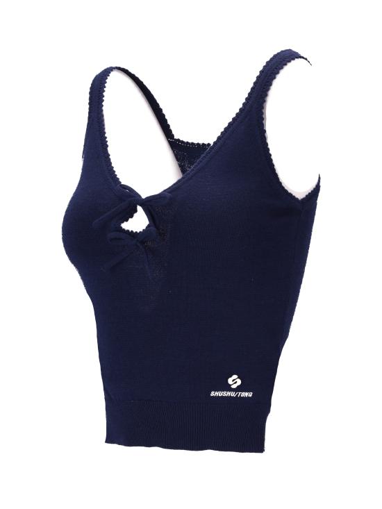 25FW 슈슈/통 반팔 티셔츠 MWDETO30WED248 NA100 NAVY BLUE - SHUSHU/TONG