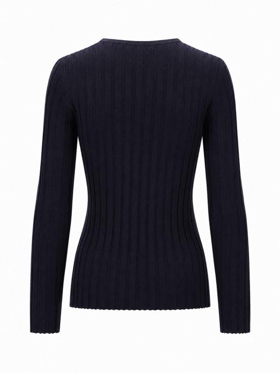26FW 라 로즈 스웨터 LARCARCS 30395 BLU SCURO - LA ROSE