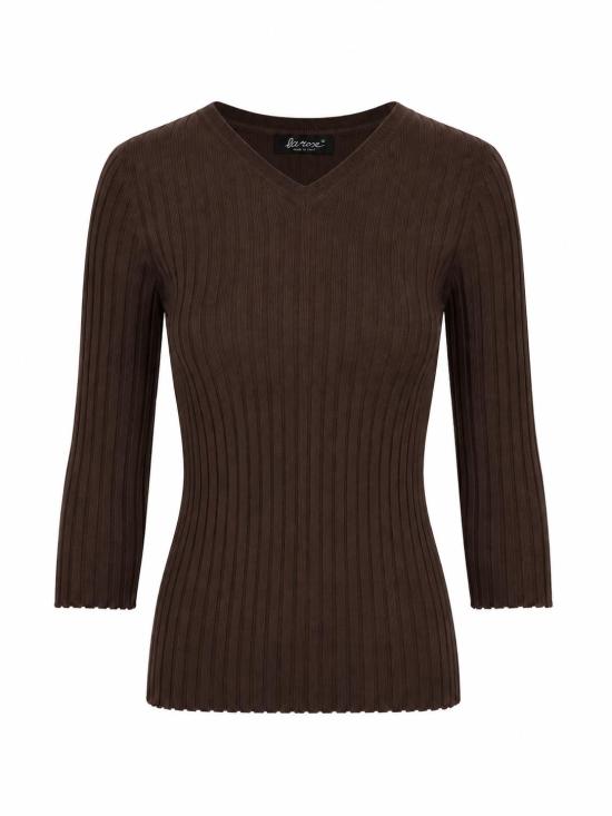 25FW 라 로즈 스웨터 LARVCS 30394 T MORO