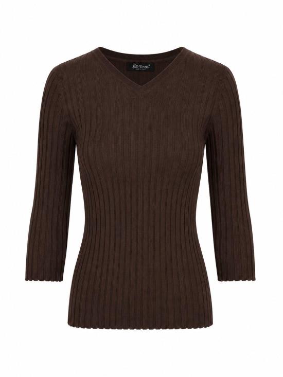 26FW 라 로즈 스웨터 LARVCS 30394 T MORO