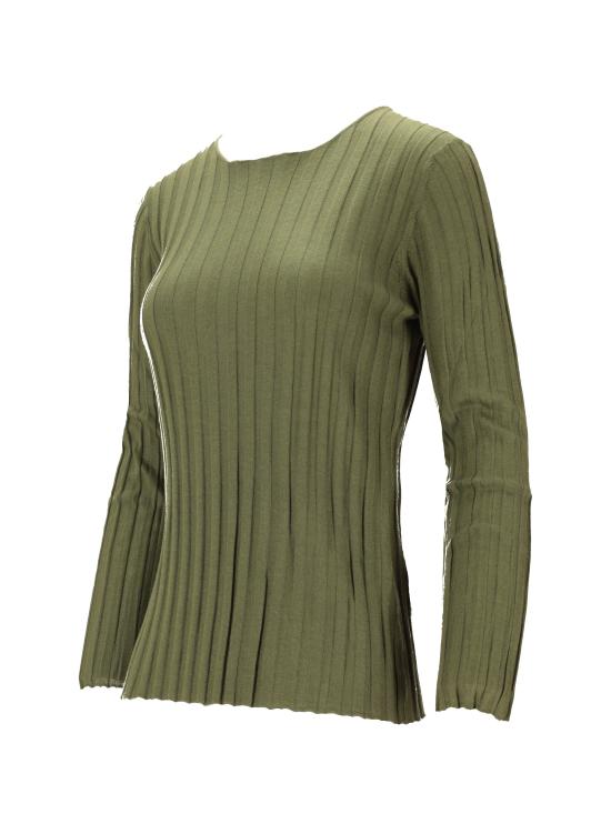 25FW 라 로즈 스웨터 LARDGIRCS 33171 VERDE MILITARE - LA ROSE