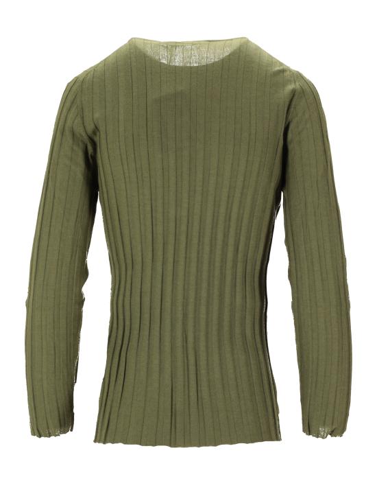 25FW 라 로즈 스웨터 LARDGIRCS 33171 VERDE MILITARE - LA ROSE