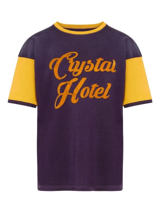 25FW 마르지엘라 반팔 티셔츠 S50GC0718S23988 384 PURPLE YELLOW - MAISON MARGIELA