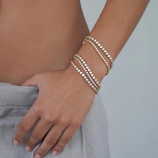  Lili Claspe 팔찌 릴리 클래스프 리즈 테니스 브레이슬릿 6인치 - OTHER BRANDS