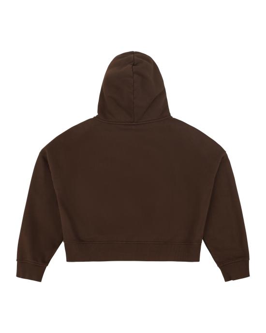 25FW 레벤자민 후드 티셔츠 LEBM252PRJP015BR BROWN DOM