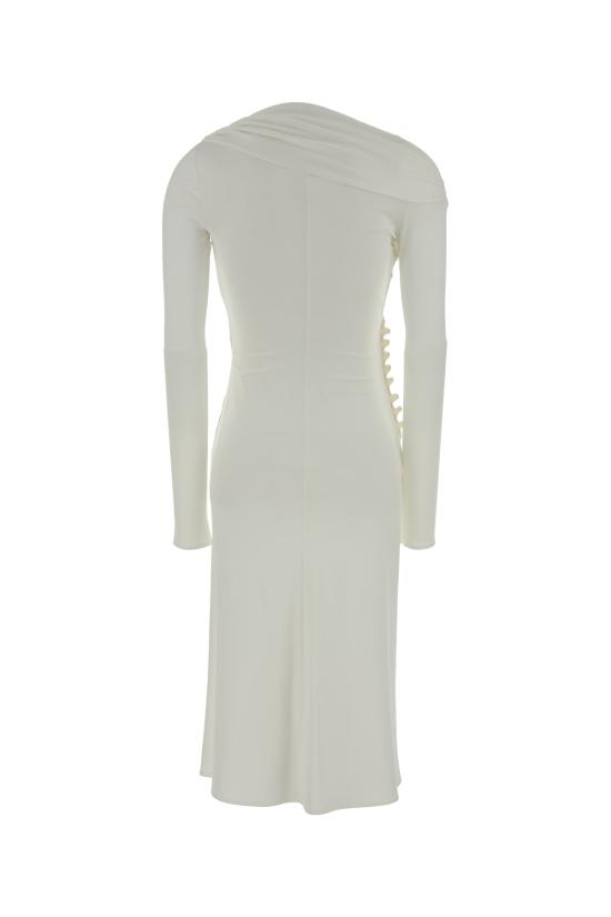 25FW 엘리자베타프랜치 미디 원피스 AB82257E2 360 AVORIO - ELISABETTA FRANCHI