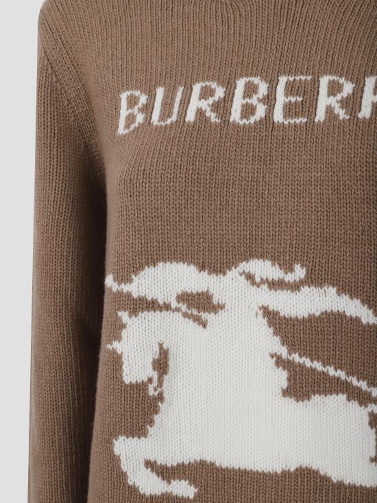 25FW 버버리 EKD 울 캐시미어 스웨터 8115640 A1420 BROWN - BURBERRY