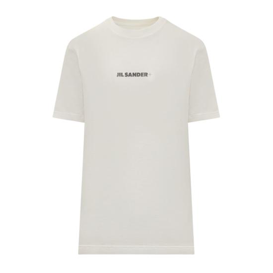 25FW 질샌더 반팔 티셔츠 J40GC0118J20103 102 WHITE