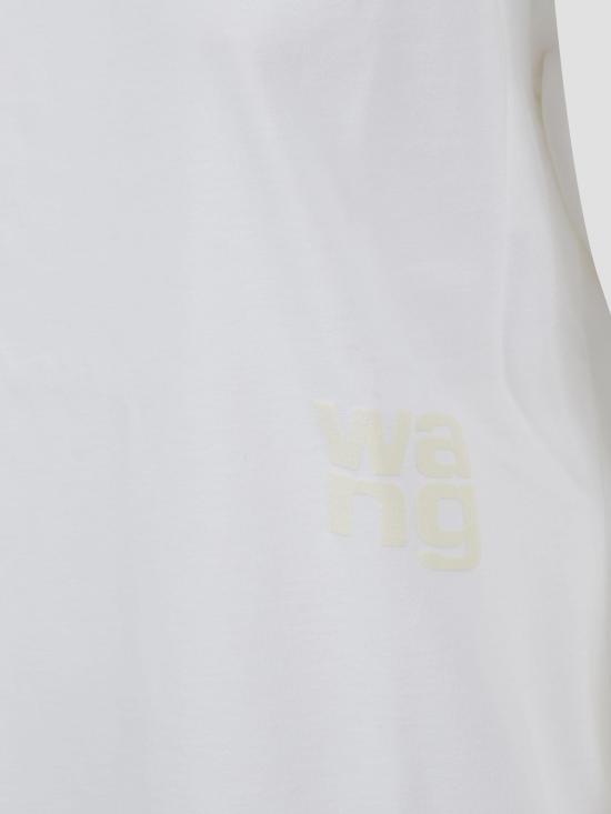 25FW 알렉산더 왕 반팔 티셔츠 4CC3241520 100 WHITE - ALEXANDER WANG