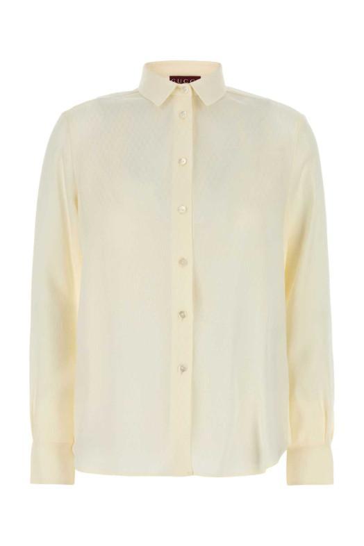 25FW 구찌 실크 자카드 셔츠 및 브라 세트 788991ZAQRU 9200