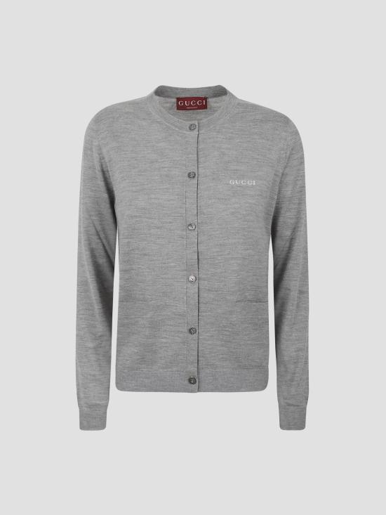 25FW 구찌 캐시미어 블렌드 가디건  830825XKEWD 1014 GREY