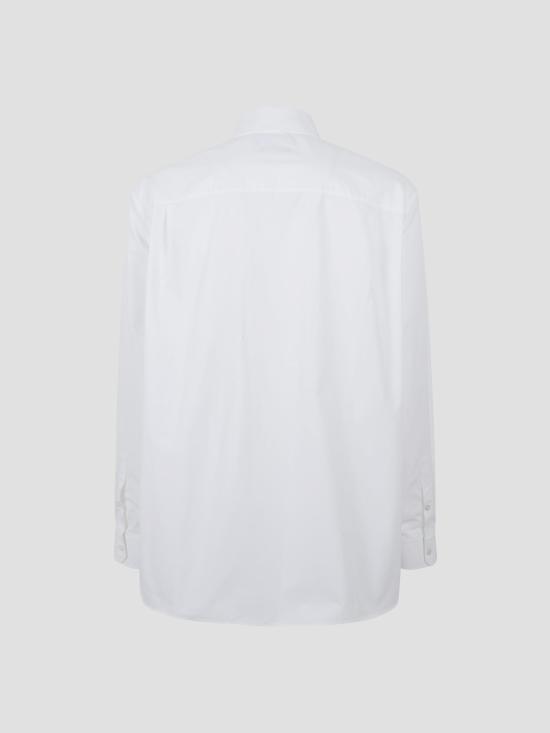 25FW 구찌 포켓 자수 셔츠  833294Z7AUX 9000 WHITE - GUCCI