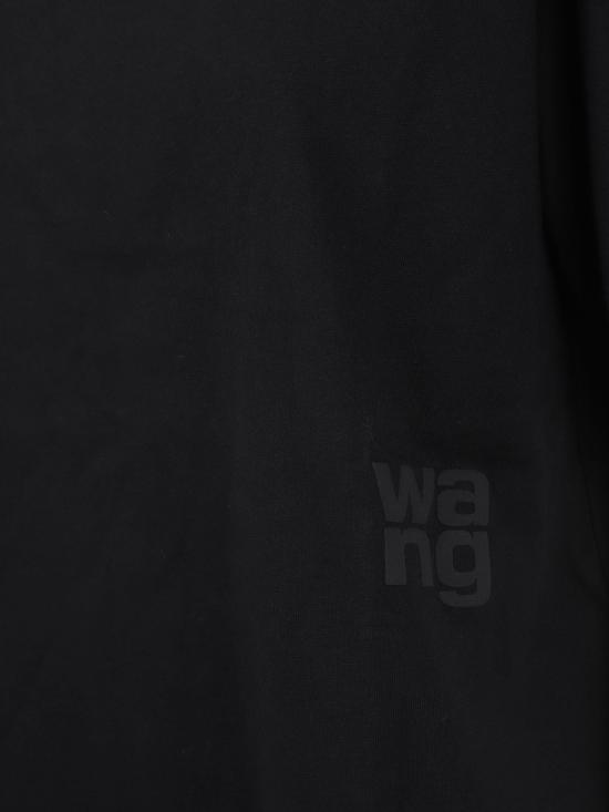 25FW 알렉산더 왕 반팔 티셔츠 4CC3241520 001 BLACK - ALEXANDER WANG