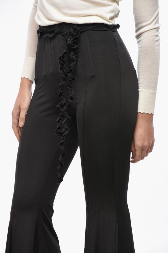  로테이트 스트레이트 팬츠 111722100 BLACK Black - ROTATE