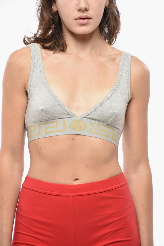  베르사체 브라 AUD01047 1A09500 1E130 Gray