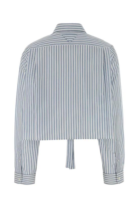 25FW 프라다 셔츠 P462ISOOO17MG F0637 STRIPPED - PRADA