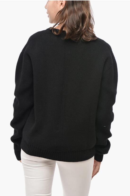  릭 오웬스 스웨터 RP02D3646KWV09 Black - RICK OWENS