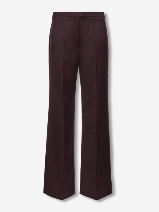 25FW 마그다뷰트림 스트레이트 팬츠 113925 BURGUNDY Red