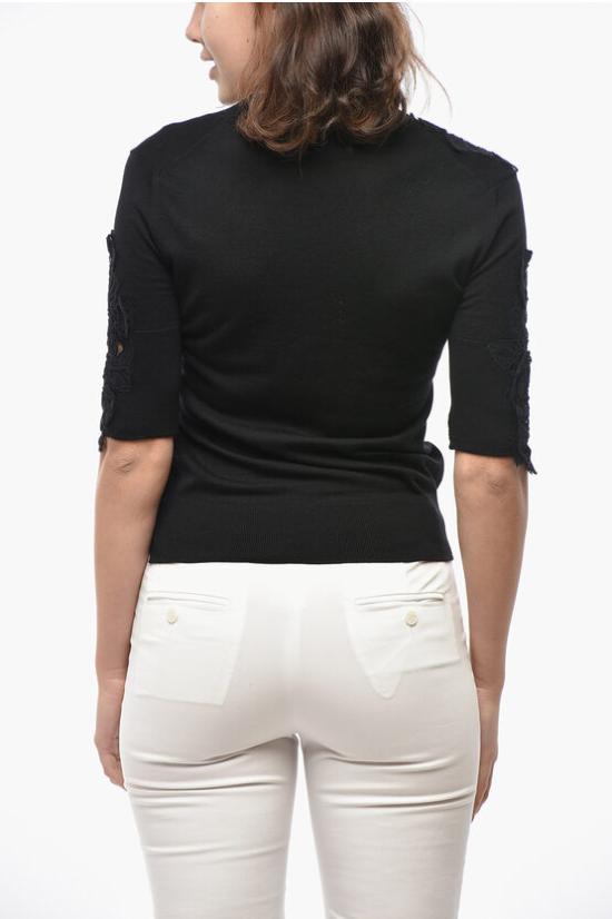  에르마노 설비노 스웨터 D455L312APATL 95708 Black - ERMANNO SCERVINO