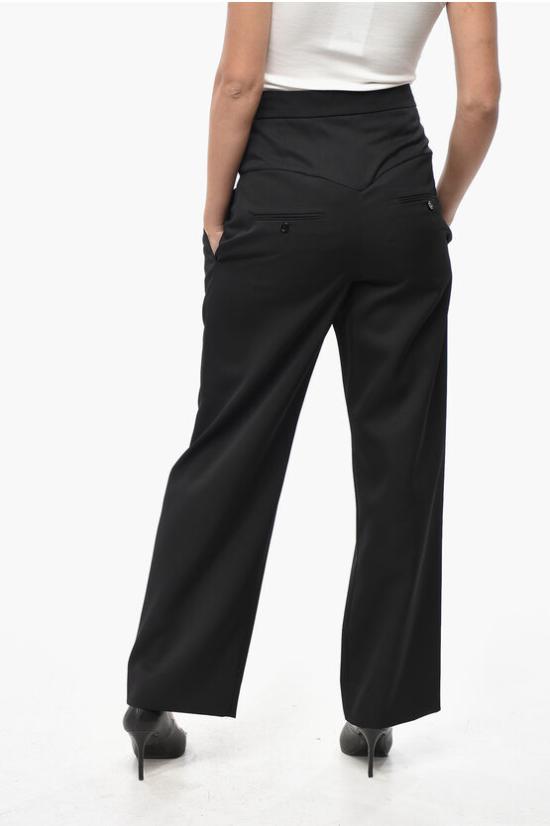  이자벨마랑 스트레이트 팬츠 PA0270FAA4F03I01BK Black - ISABEL MARANT