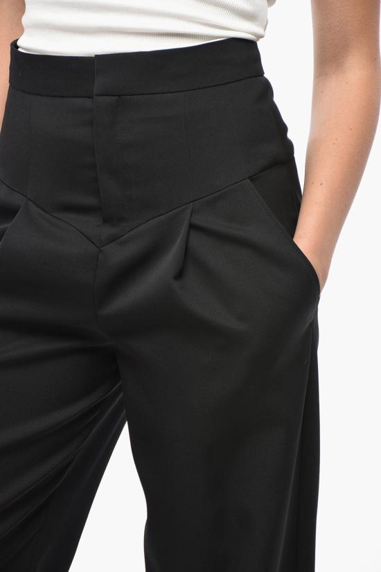  이자벨마랑 스트레이트 팬츠 PA0270FAA4F03I01BK Black - ISABEL MARANT