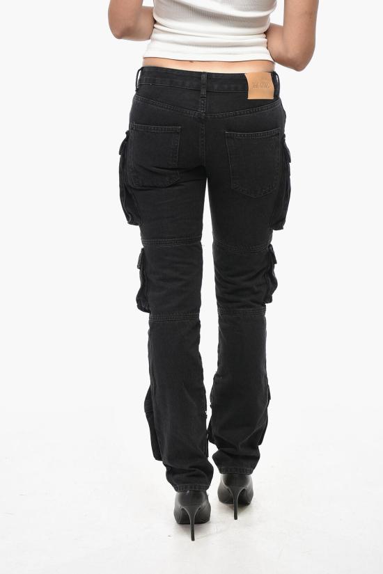  디 아티코 데님 팬츠 241WCP113D066 100 Black - THE ATTICO