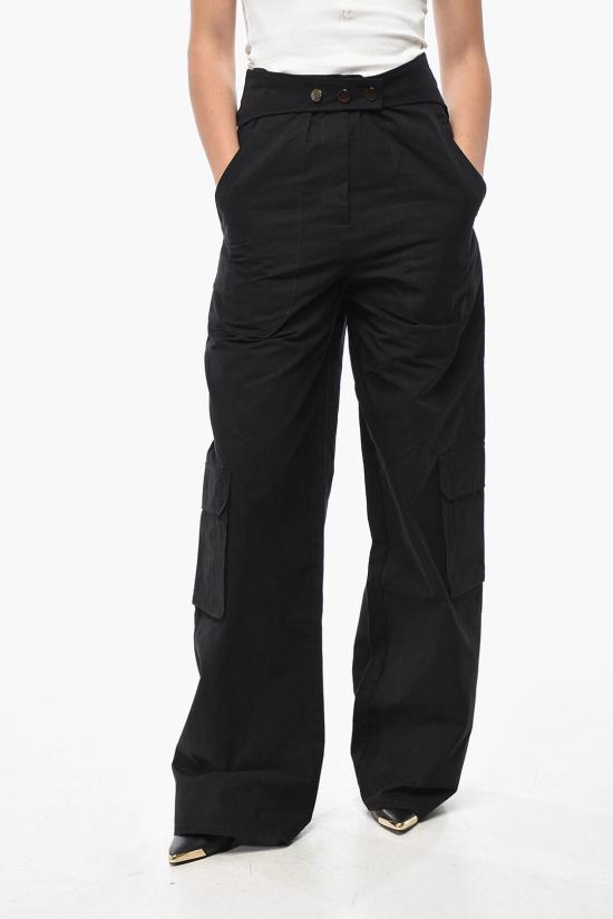  안다마네 스트레이트 팬츠 T160423A TNC171 A0002 Black