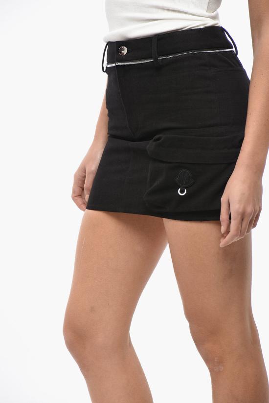  몽클레어 숏 스커트 2D000 01 M5014 999 Black - MONCLER