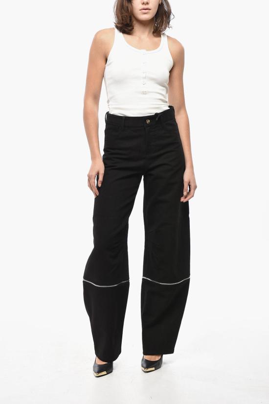  몽클레어 스트레이트 팬츠 2A000 01 M5014 999 Black - MONCLER