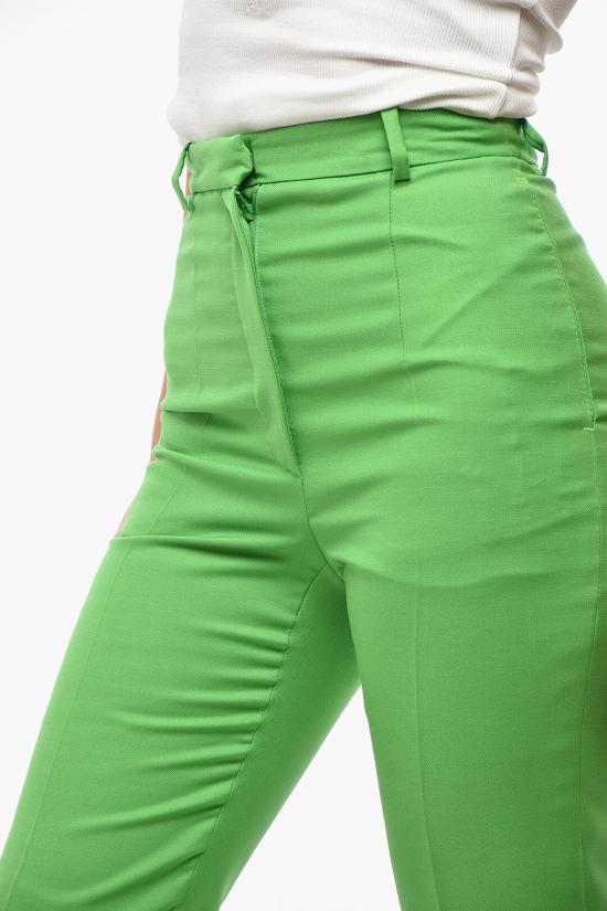  알렉산더 맥퀸 스트레이트 팬츠 724751QJAC73024 Green - ALEXANDER MCQUEEN