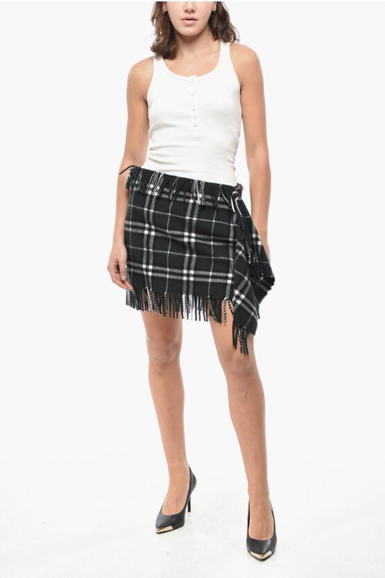  버버리 숏 스커트 8099714C1221 Green - BURBERRY